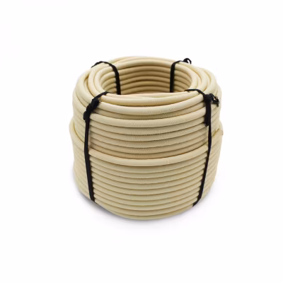 Bobine, rouleau de tendeur élastique – 25 mètres x 6 mm – Beige – Linxor