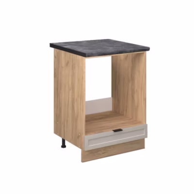 Vicco Meuble pour four GrisBeige 60cm , PT Anthracite