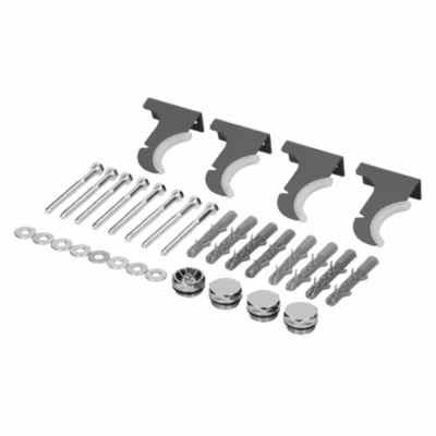 Fixation pour radiateurs design de salle de bain support mural métal anthracite