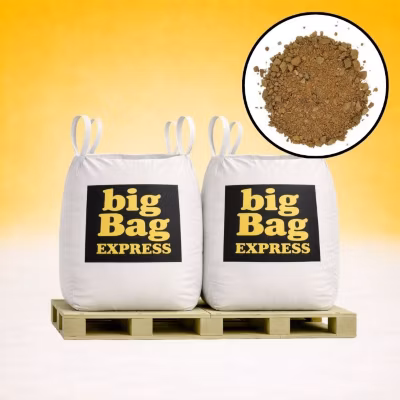 PACK 2 X BIG BAG de +/- 1,5T Sable à Tranchée Beige 0/6 mm – Livraison PREMIUM