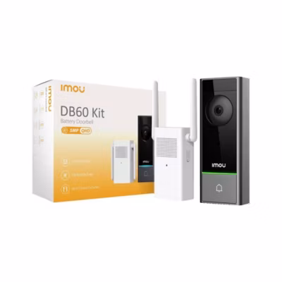 Kit Sonnette Vidéo Wifi Saillie Sur Batterie Db60