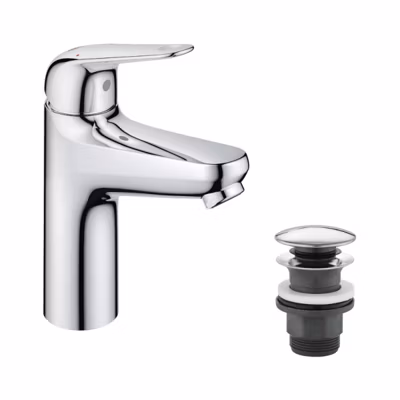 Mitigeur lavabo GROHE Swift avec vidage Push open chromé M