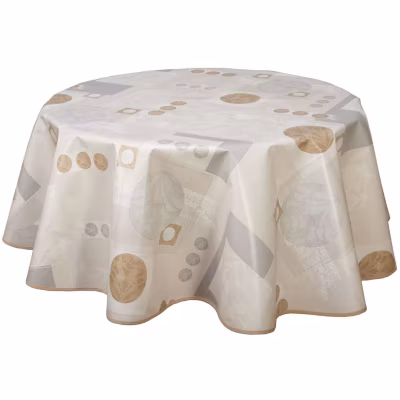 Nappe en toile cirée ronde Alma