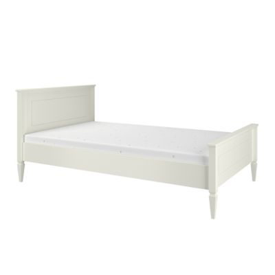 Lit 120×200 sommier inclus Bellamy Ines Blanc
