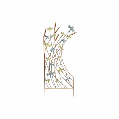 Treillage en fer roseaux 48×121 cm