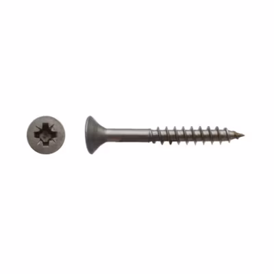 200 Vis Bois Tête Fraisée Pozidriv F/Partiel 4.5 x 40 mm – Inox A2 – D-Work