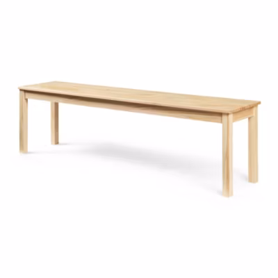 Banc de salle à manger Trerunulu 160 x 35 x 45 cm naturel en.casa