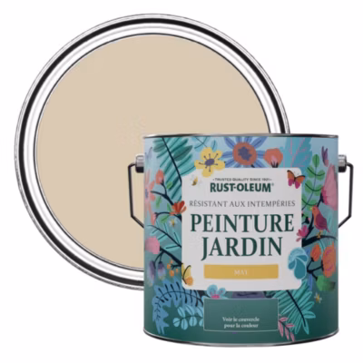 Peinture Beige pour Jardin et terrasse, Finition Mate – RUST-OLEUM – Argile Chaude 2,5 L