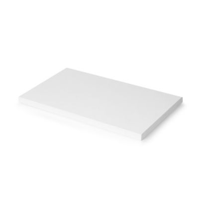 Emuca Plateaux de table, 900×500, Peint en blanc, Bois