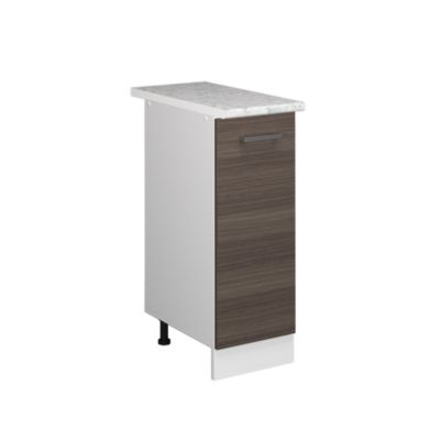 Vicco Meuble de cuisine Gris 30cm , PT Marbre