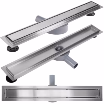 Drain Linéaire Rea Neox Pro 80 Brush Steel