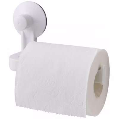 Porte papier toilette mural à ventouse d&rsquo;air 16x10cm