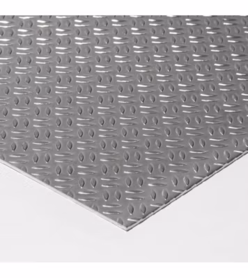 Plaque Aluminium Grain de riz, ép. 1/2mm, Hauteur 15cm x Largeur 20cm