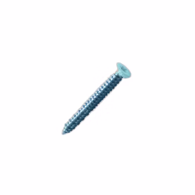 vis béton pour fixation de châssis tête fraisée empreinte torx t30 zingué laqué blanc – 7,5 x 182 mm- vendu par 100