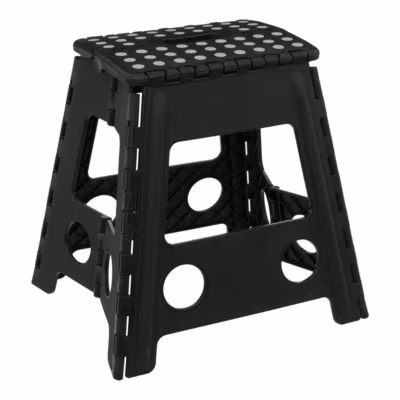 Marchepied en plastique 39cm – Noir – 5five