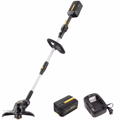 Coupe bordure sans fil à batterie, 40 V, GT ELEC + batterie 4 Ah + chargeur – GT ELEC