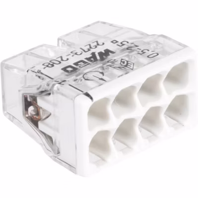 Borne de connexion Wago Série 2273 fil rigide – Vendu par 50 – Wago