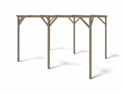 Carport, abri de voiture  3×4 m – 12 m2 – CAR13