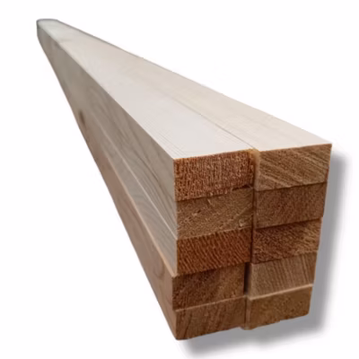 Lot de 30 lattes en bois d&rsquo;épicéa 2x40x240 cm