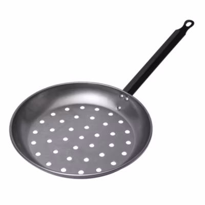 Poêle à châtaignes Diamètre 28cm – Gris