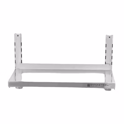 etagère murale en inox sur crémaillères – l 800 x p 300 mm –  Etagère Murale – Argent – Dynasteel
