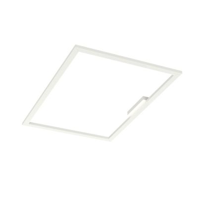 LUMICOM – FLOOR Plafonnier, STRIP LED, 58W/m, 3000K, métal, blanc, 60x90cm