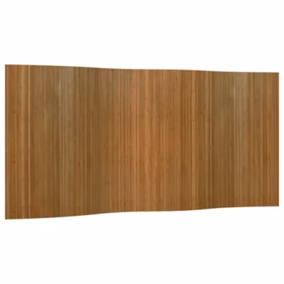 Cloison de séparation marron largeur 400 cm hauteur 165 cm bambou vidaXL