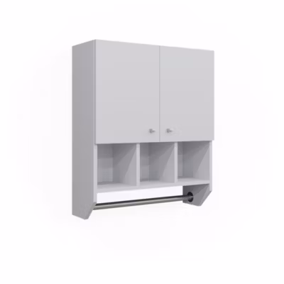 Vicco Armoire de Blanc 59.2×70.5cm Armoire suspendue avec 2 portes