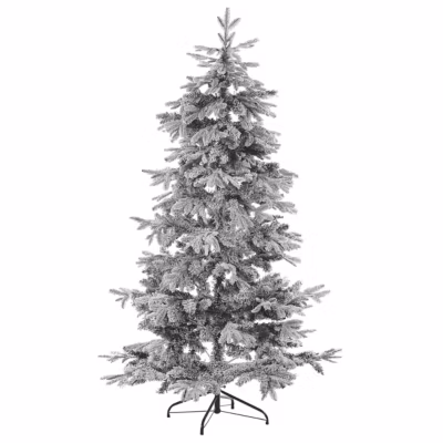 Sapin de Noël artificiel enneigé TOMICHI 210 cm Blanc