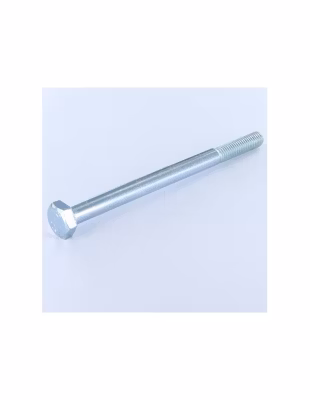 Corps de boulon filetage partiel Tête hexagonale TH M24X160 Classe 10.9 Acier zingué – 1 pièce