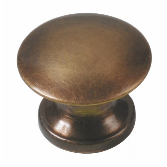 Bouton de meuble Lentille – laiton patiné FERRASSE