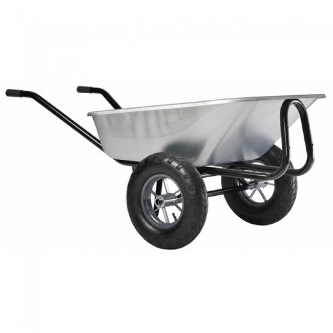 Brouette 2 roues gonflées – 150 litres – Expert Twin Premium HAEMMERLIN
