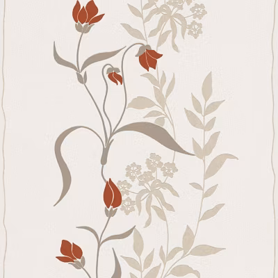 Profhome 958741-GU Papier peint floral texturé mat 5,33 m2