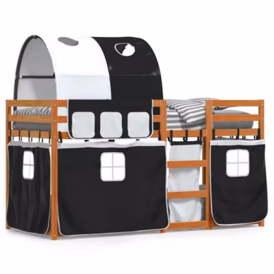 Cadre de lit, Lit superposé sans matelas 75×190 cm bois de pin massif