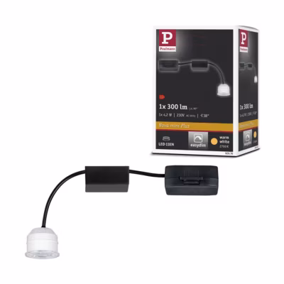 Spot encastré modulaire LED Easy Dim Nova Mini Plus Coin rond 35 mm Coin 4,2W 300lm 230V gradable 2700K Clair