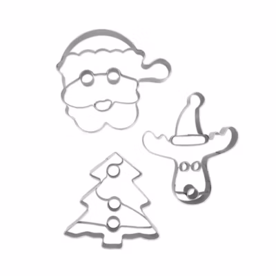 Set de 3 emporte-pièces de Noël Zenker Emporte-pièces