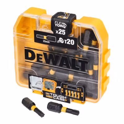 Dewalt – Embout/douille de tournevis EXTREME Noir / Jaune (Taille unique)