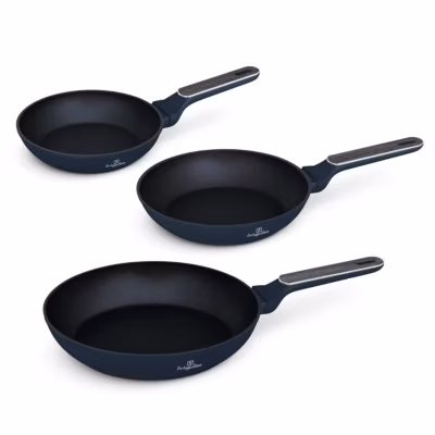 Berlinger Haus Ensemble 6 pièces: casseroles et poêles en inox avec revêtement ETERNA, induction et four, Collection Eternal
