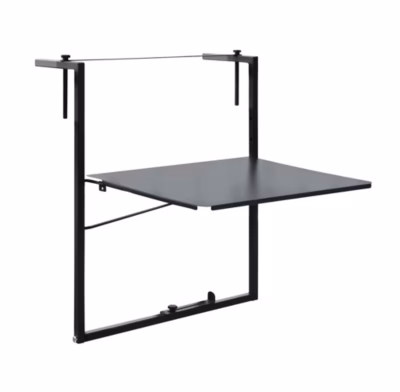 Louis Moulin Table de balcon réglable Soléa – 55×45 cm – anthracite