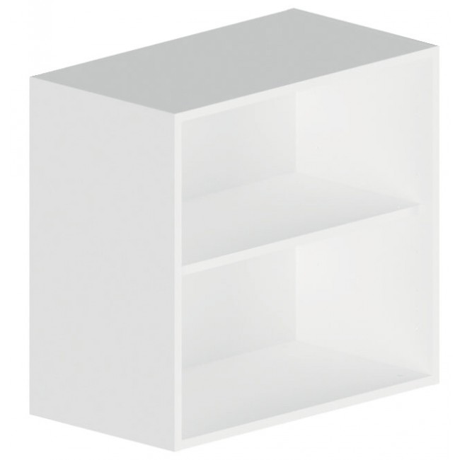 Caisson haut hauteur 560 mm profondeur 330 mm avec 1 tablette – blanc BRICOZOR