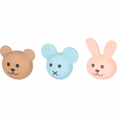 Jouet Oraka Ours, Souris, Lapin Plusieurs couleurs Jouet chien vendu a l&rsquo;unité