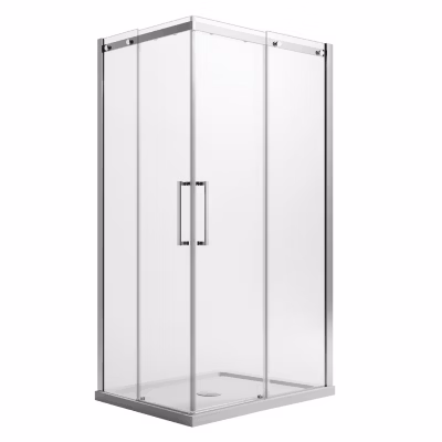 Cabine de douche Carré 70x70CM H200 Verre Transparent 8mm Carrée EasyClean Prime Corner