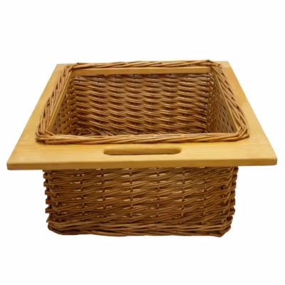 Panier Coulissant en Osier 500 mm