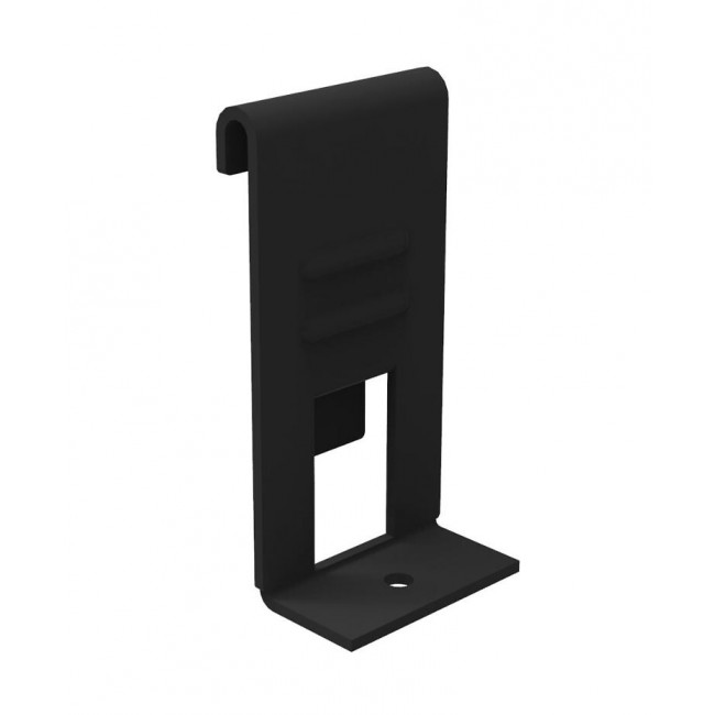 Console noire pour tablette bois – système d'agencement RAP BOHNACKER