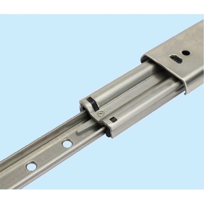 Coulisses à billes inox DS5334 EC – charge 90 kg – fermeture amortie ACCURIDE