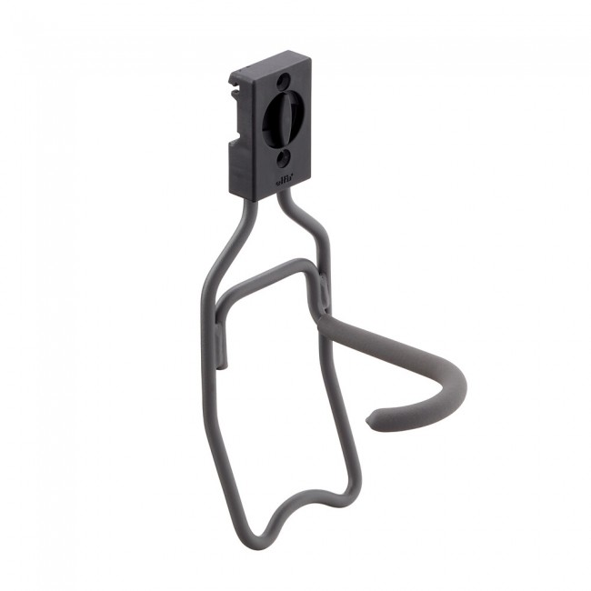 Crochet pour vélo à suspendre – Utility – finition graphite ELFA