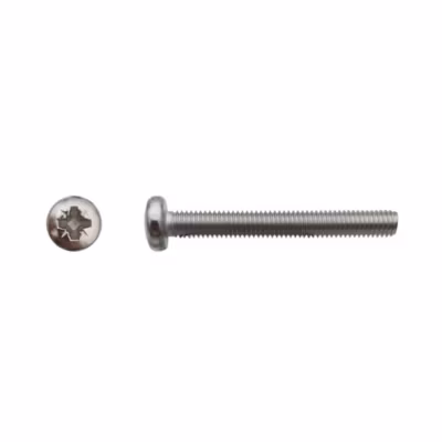 500 Vis Métaux Tête Cylindrique Pozidriv 4 x 6 mm – DIN 7985 – Inox A4 – D-Work