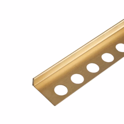 Balneo Profil de pente gauche pour receveur de douche 120 cm or en acier inoxydable