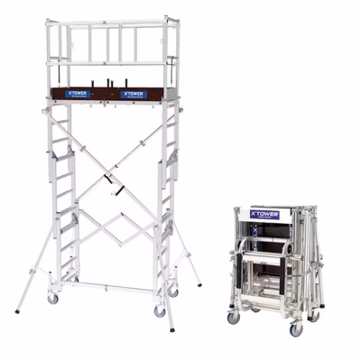Echafaudage télescopique – Hauteur de travail max 4.00m – 22405520