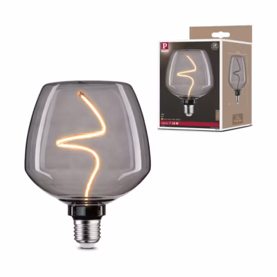 Floating Shine Standard 230 V Globe LED 150lm 4W 1800K gradable Verre fumé